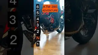 Maximum speed for each gear on a KTM 390 Adventure