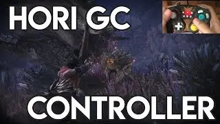MHW Hori GameCube Controller Wired - Bow gameplay vs Rathian