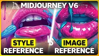 Image Prompting VS Midjourney V6 Style Reference - New Feature 2024