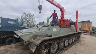 Установили Манипулятор НА МТЛБ!!!