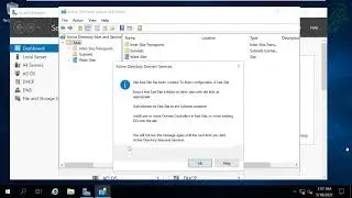 77 - Create Active Directory Sites and Subnets