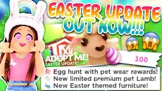 NEW ADOPT ME EASTER UPDATE OUT NOW! NEW PET, ITEMS, EVENT, AND MORE! ROBLOX Adopt Me Easter Update