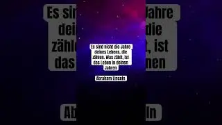 Es sind nicht die Jahre