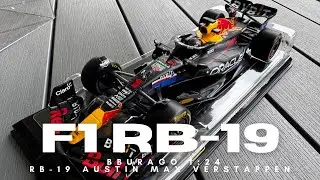 Bburago 1/24 Oracle Red Bull RB19 2023 Austin Max Verstappen