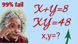 FIND THE VALUE OF X Y// MATH OLYMPIAD PROBLEM