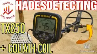 BEACH DETECTING | TX850 + GOLIATH COIL |