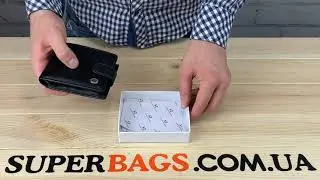 Обзор на черный мужской кошелек ST Leather