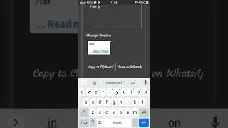 How to add read more option in whatsapp?🤔