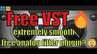【Free Vst🔥】(extremely smooth free analog filter plugin?😲)FAT Filter by soundspot(Demo)