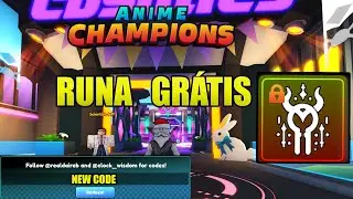 ANIME CHAMPIONS SIMULATOR ! [ EVENTO PÁSCOA ] QUEST NOVO CÓDIGO MAIS RUNA GRÁTIS - ROBLOX