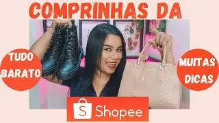 COMPRINHAS DA SHOPEE | MUITAS DICAS + COTURNO + BOLSA + TUDO BARATO