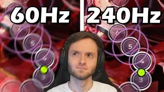 60 vs 144 vs 240Hz for osu!