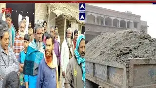 মাটি পড়ে কাদা হয়ে রাস্তা খারাপ হওয়ার অভিযোগে। ওভারলোড মাটি বোঝায় ট্রাক্টর আটকে বিক্ষোভ দেখালেন