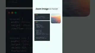 Here is a way to implement a simple scale effect on hovering an image.