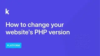 How to change the PHP version on Kiravo Hosting