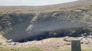 Way to Gaping Gill Cave Yorkshire Dales National Park