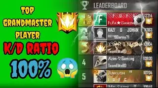 TOP GRANDMASTER PLAYERS | K/D 😱😱😱😱