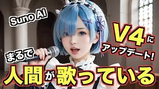 Suno AIがV4にアップデートしてまるで人間が歌っているように聞こえる！V3 5との違いや使い方について解説