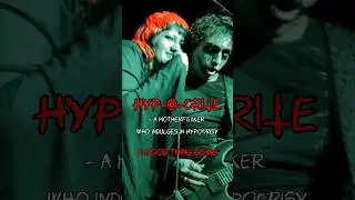 HYPOCRITE🐍🩸 #metal #rock #punk #band #alternative #makeup #style #emo