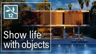 Step 4: Show the life in a scene with objects and detail