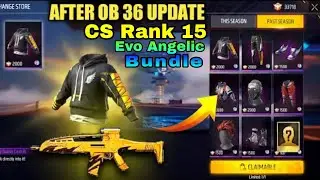 Next CS RANK 15 rewards, Next Token Exchange Emotes & Evo Angelic Bundle Review
