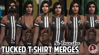*CROOKED COP MERGE PATCHED* GTA5 | Tucked T-Shirts + Bikinis Female Glitched Outfits (No Transfer)