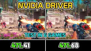 NVIDIA Driver 471.41 vs 471.68 || Old vs New Driver Update || NVIDIA 471.41 Driver (GTX 1650)
