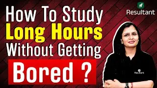 How To Study Long Hour Without Getting Bored ? | 3X Your Study Time | GATE 2025🚀