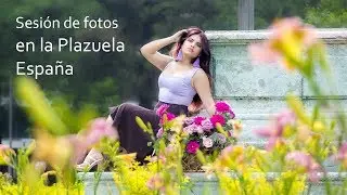 Sesión de fotos en la Plazuela España