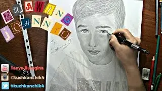SPEED DRAWING: Johnny Orlando / JohnnyOSings / JohnnyO - REALISTIC PENCIL PORTRAIT | Tanya's ArtWork