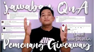 JAWABAN Q&A dan PEMENANG GIVEAWAY SPECIAL 30000 SUBSCRIBER MISTER AR