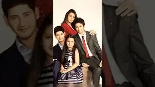 Mahesh Babu with Wife Namrata Shirodkar and kids 😍💕 #maheshbabu #namrata #shorts #ytshorts #family
