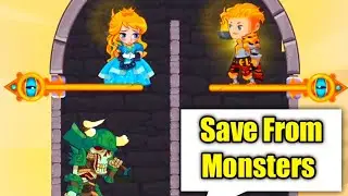 How To Loot Pin Pull & Hero Rescue | Save Princess From Monsters | #trending #hero #princess