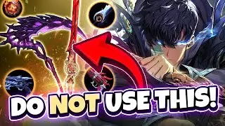 DO NOT GET THIS WRONG! THE BEST WEAPON PAIRINGS FOR SUNG JINWOO! (Solo Leveling Arise)