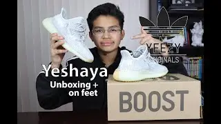 Unboxing + on feet review of Adidas Yeezy Boost 350 V2 Yeshaya (Non-Reflective)