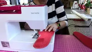 DIY Gäste Hausschuhe Selbermachen. #Schuheselbernähen