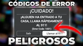 LOS CÓDIGOS DE ERROR MÁS PELIGROSOS DE ROBLOX