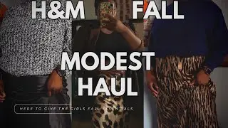 H&M Modest Fall Essential Haul| Fall Staple Pieces| Modest Girlie