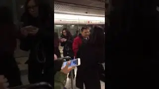 mtr station on fire