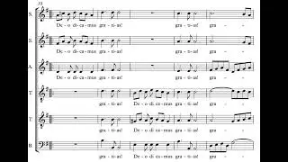 Deo Dicamus Gratias Tenor Emphasized