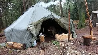 Living in a Tent Long Term - Military Shelter EP 1