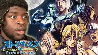I WATCHED ALL OF STONE OCEAN!!!! | Jojo's Bizarre Adventure PART 6 REACTION!!!!