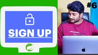 #6 Set Up a SIGNUP Form With Spring Security | Save Your New Users to Spring Security USER'S Schema