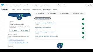 Get Started with Flow Distribution | Screen Flow Distribution | Trailhead | Salesforce | Internship