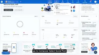 How to schedule a Facebook text post | ContentStudio