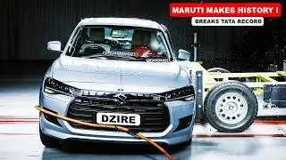 First 5 Star Maruti Suzuki of India 😱 Dzire Crash Test in Global NCAP