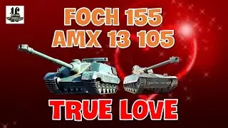 AMX 13 105 | True Love | 9k spotting for Foch 155 | World of Tanks Console