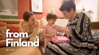 Grandma from Finland visits us in Kerala - big surprises and gifts for Annika!