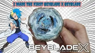 I REVIEWED MY FIRST CARDBOARD BEYBLADE X BEYBLADE