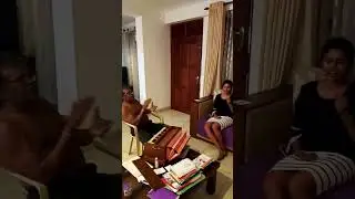 සඳ තාරකා....practising at home with iroshi 